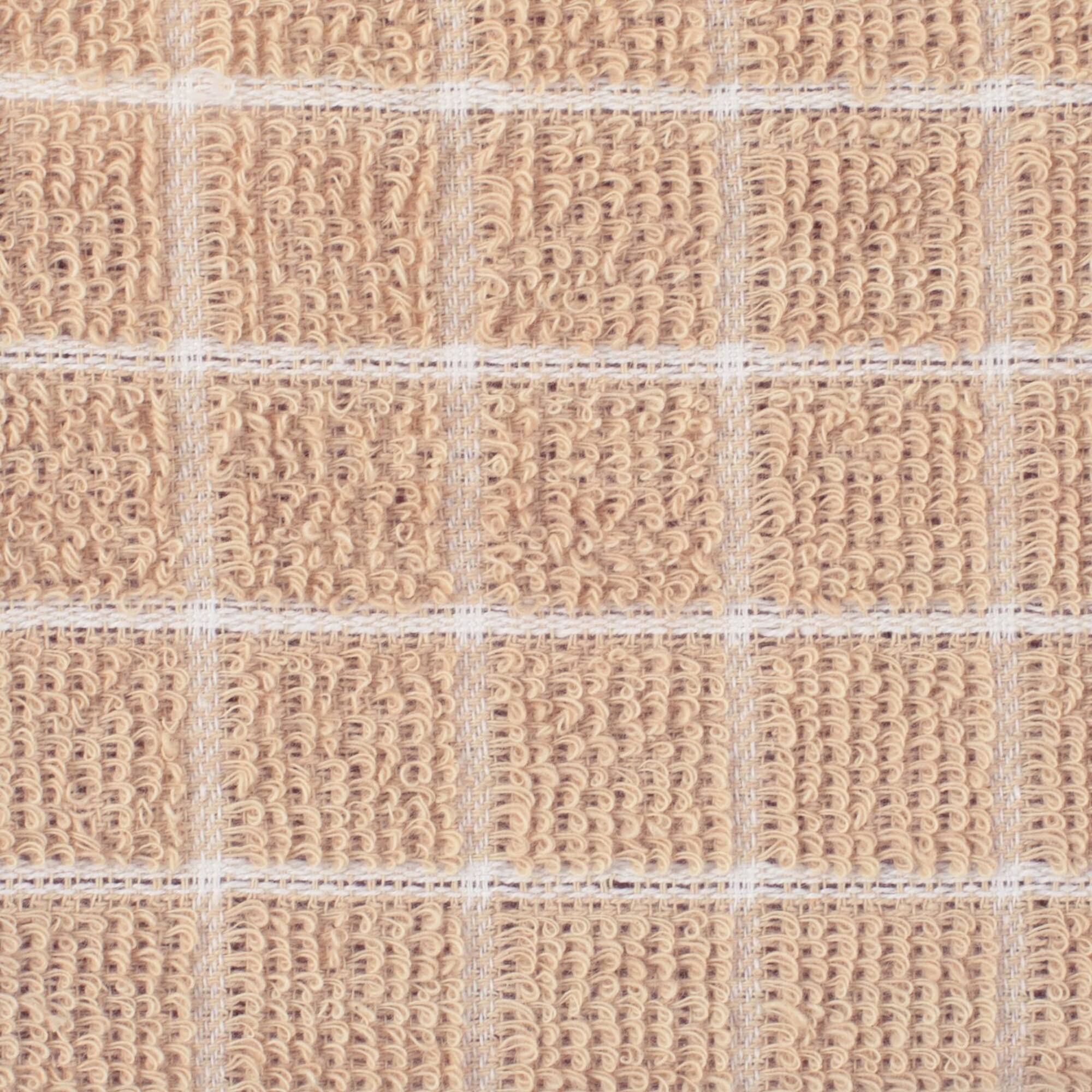 DII® Pebble & White Windowpane Terry Dishcloths, 6ct.